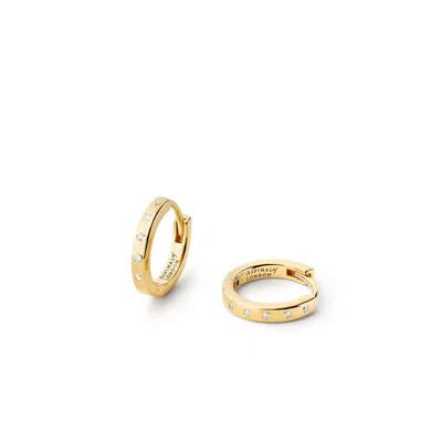 Aspinal Of London Diamond Starlight Huggie Earrings