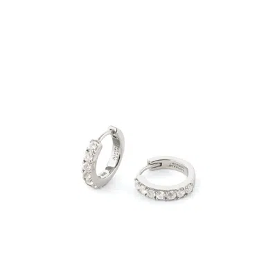 Aspinal Of London Pave Huggie Earrings