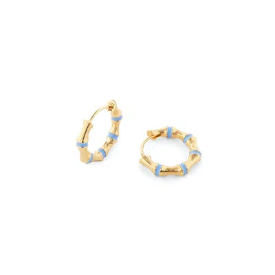 Aspinal Of London Bamboo Huggie Earrings