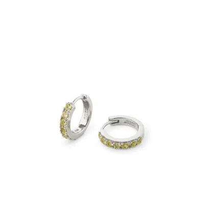 Aspinal Of London Pave Huggie Earrings