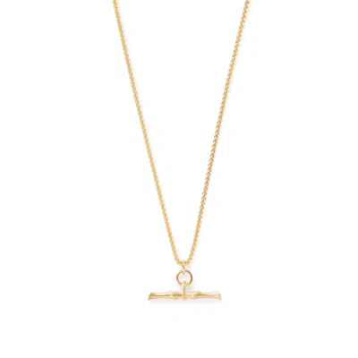 Aspinal Of London Bamboo T-bar Necklace
