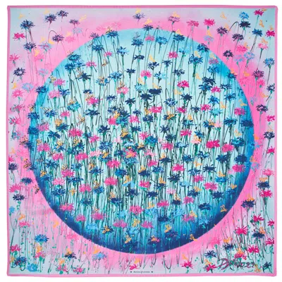 Aspinal Of London Our Planet Of Bees Silk Scarf