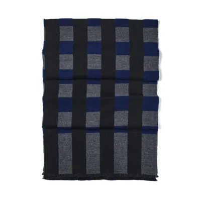 Aspinal Of London Exploded Check Wool Scarf