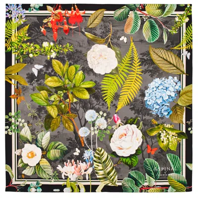 Aspinal Of London Secret Forest Silk Scarf
