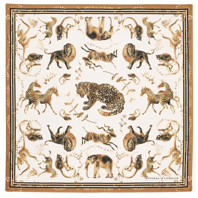 Aspinal Of London Animal Kingdom Silk Scarf