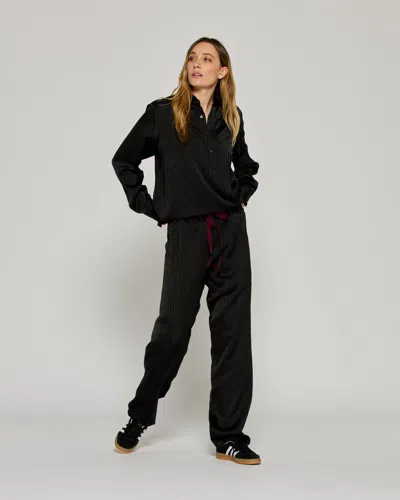 Serena Bute Satin Stripe Utility Jogger