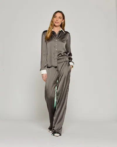 Serena Bute Satin Boyfriend Trouser '25