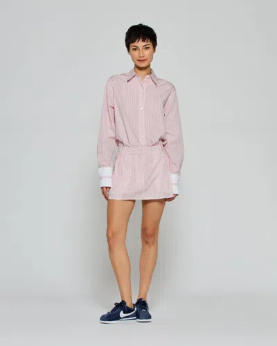 Serena Bute Striped Serena Mini Skirt