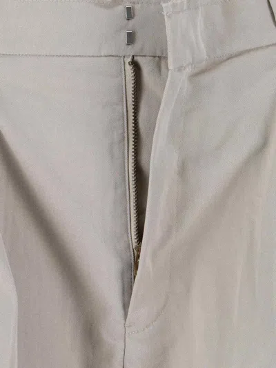 Alexander Wang Pleated Chain-embellished Shorts In Neutral