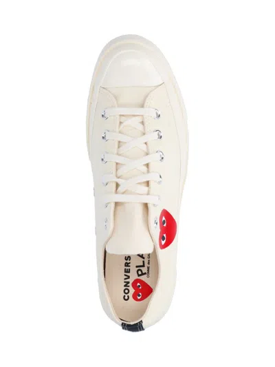 Comme Des Garçons Play Sneakers In Neutral