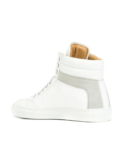 Shop Koio Collective The Primo Bianco Hi-top Sneakers In White
