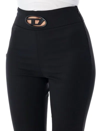 Diesel P-erseus Wool Blend Trousers In Black