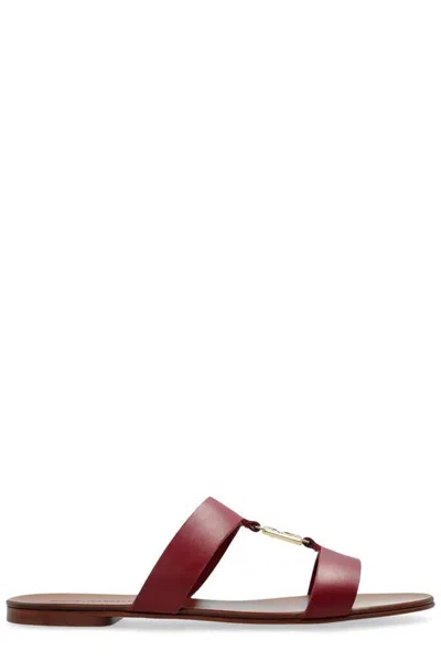 Dolce & Gabbana Leather Shoes In Red