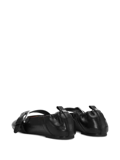 Ganni Ballerina With Buckle Strap