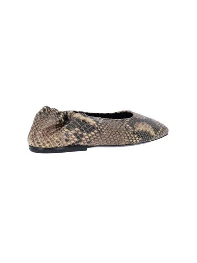Dries Van Noten Leather Ballet Flats
