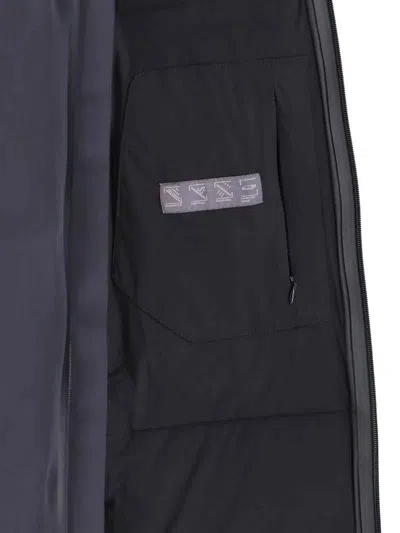 Herno Men Midi Hooded Down Jacket In Blue