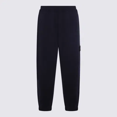Stone Island Elastic Waist Sweatpants In Black