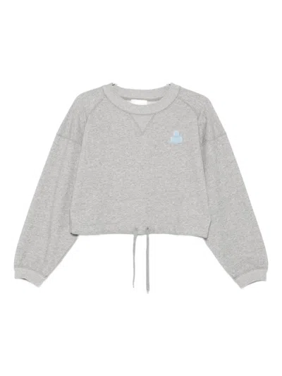Isabel Marant Étoile Marant Etoile Women Margo Logo Cotton Crewneck Sweatshirt