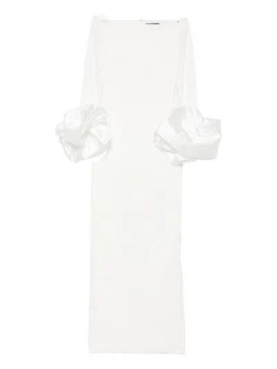 Solace London Talia Ruffle-cuff Maxi Dress