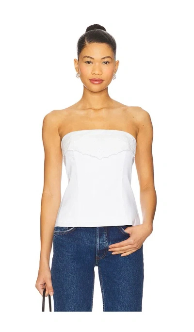Camila Coelho Ansela Top In White