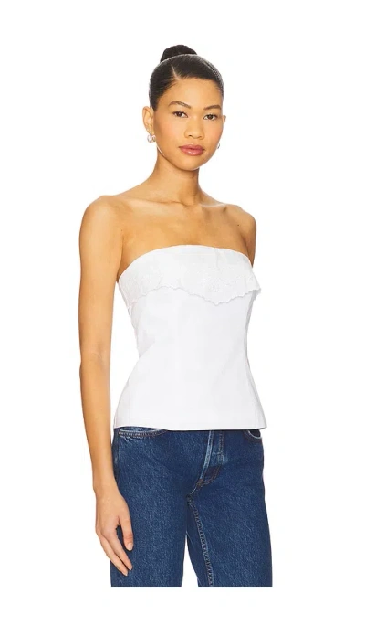 Camila Coelho Ansela Top In White