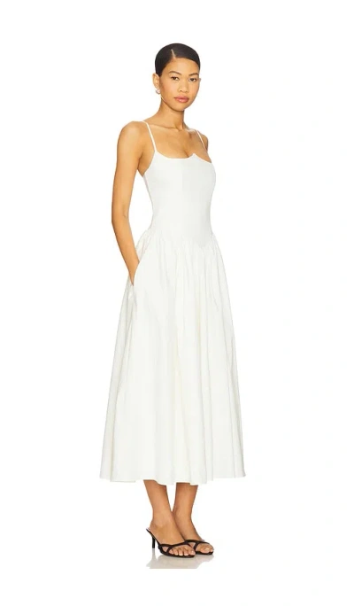 Camila Coelho Antonella Midi Dress In White