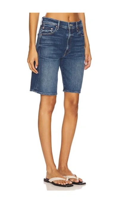 Mother The Undercover Bermuda Short In Blue