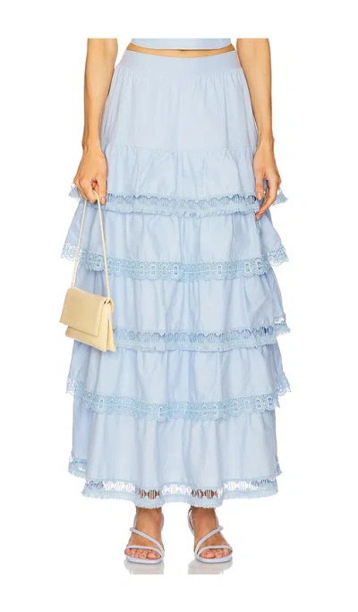 Peixoto Adina Skirt In Blue