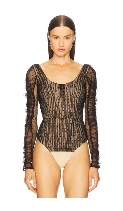 Prabal Gurung Long Sleeve Bodysuit