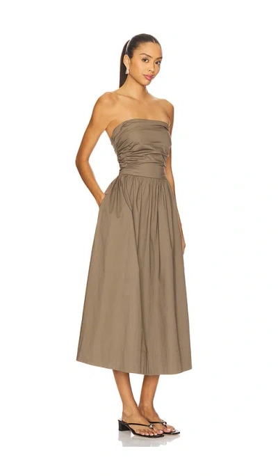 Pistola Florence Strappy Back Dress In Brown