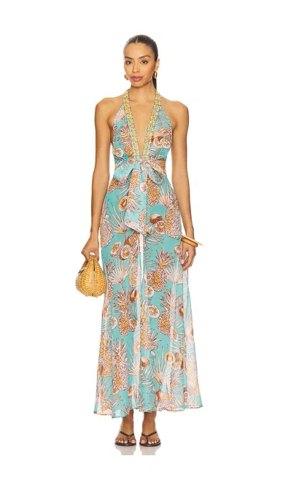 Poupette St Barth Caliz Long Dress In Multi