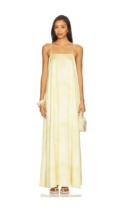 Sndys Myra Maxi Dress In Yellow