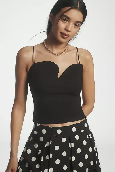 Dolan Left Coast Sculptural Crop Tank Top