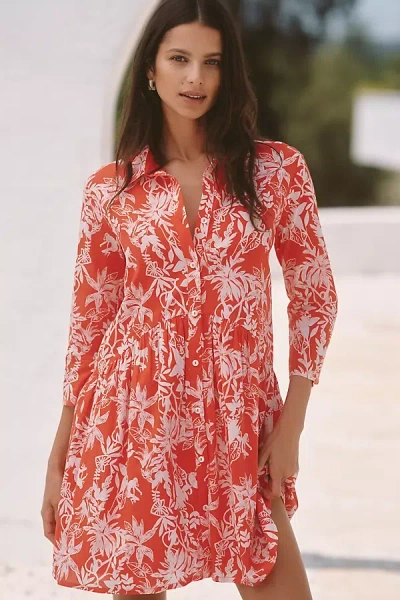 Ro's Garden Deauville Swing Mini Dress In Red