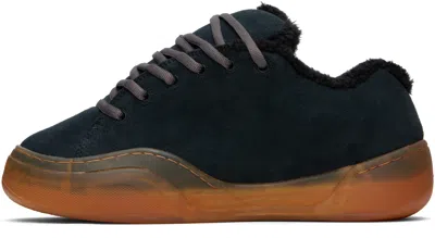 Erl Black Pirate Vamp Skate Sneakers