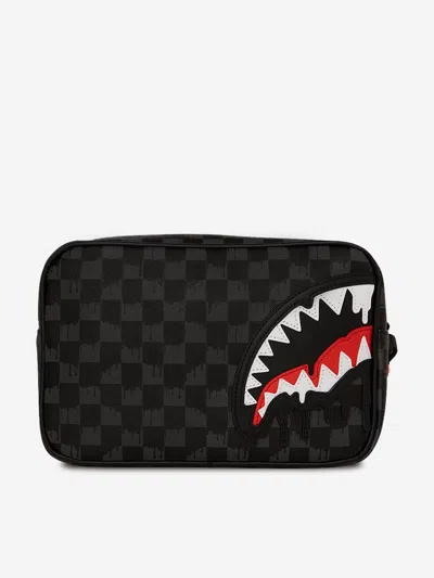 Sprayground Kids Dripping Sharks In Paris Toiletry Brick