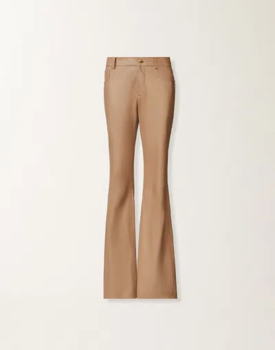 Fabiana Filippi Leather Flared Trousers