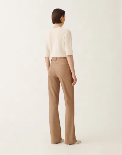 Fabiana Filippi Leather Flared Trousers