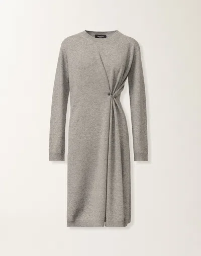 Fabiana Filippi Gestricktes Kleid Mit Knoten In Gray