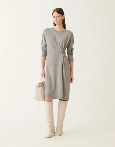 Fabiana Filippi Gestricktes Kleid Mit Knoten In Gray