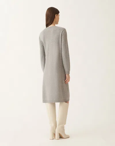 Fabiana Filippi Gestricktes Kleid Mit Knoten In Gray