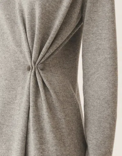 Fabiana Filippi Gestricktes Kleid Mit Knoten In Gray