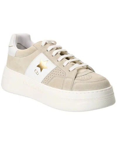 Dior Ors Suede & Leather Platform Sneaker In Brown