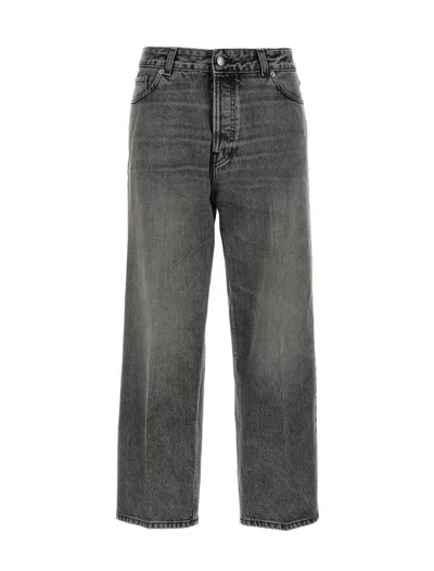 Haikure Wide-leg Mid-rise Jeans In Blue