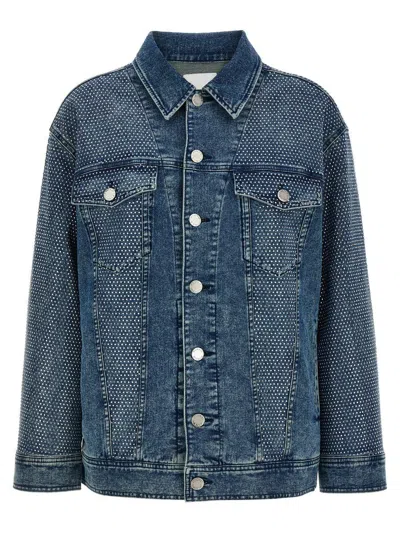 Pinko Dakar Giubbino Embellished Denim Jacket