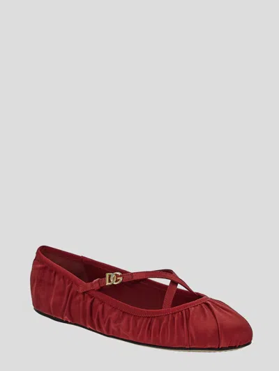Dolce & Gabbana Ballerinas Satin Leather Sole