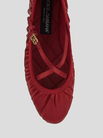 Dolce & Gabbana Ballerinas Satin Leather Sole