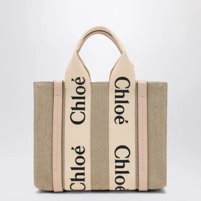 Chloé Woody Little Bag In Beige