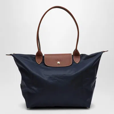 Longchamp Navy Le Pliage Original L Bag