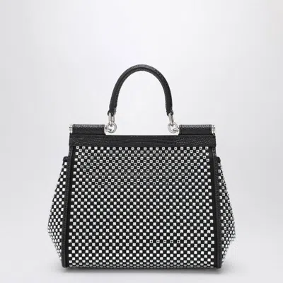 Dolce & Gabbana Sicily Medium Handbag With Crystals